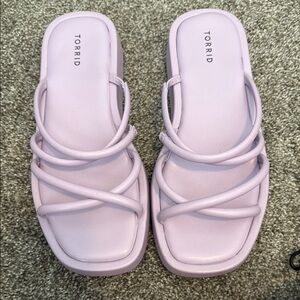 Torrid Women's Pink Strappy Sandals